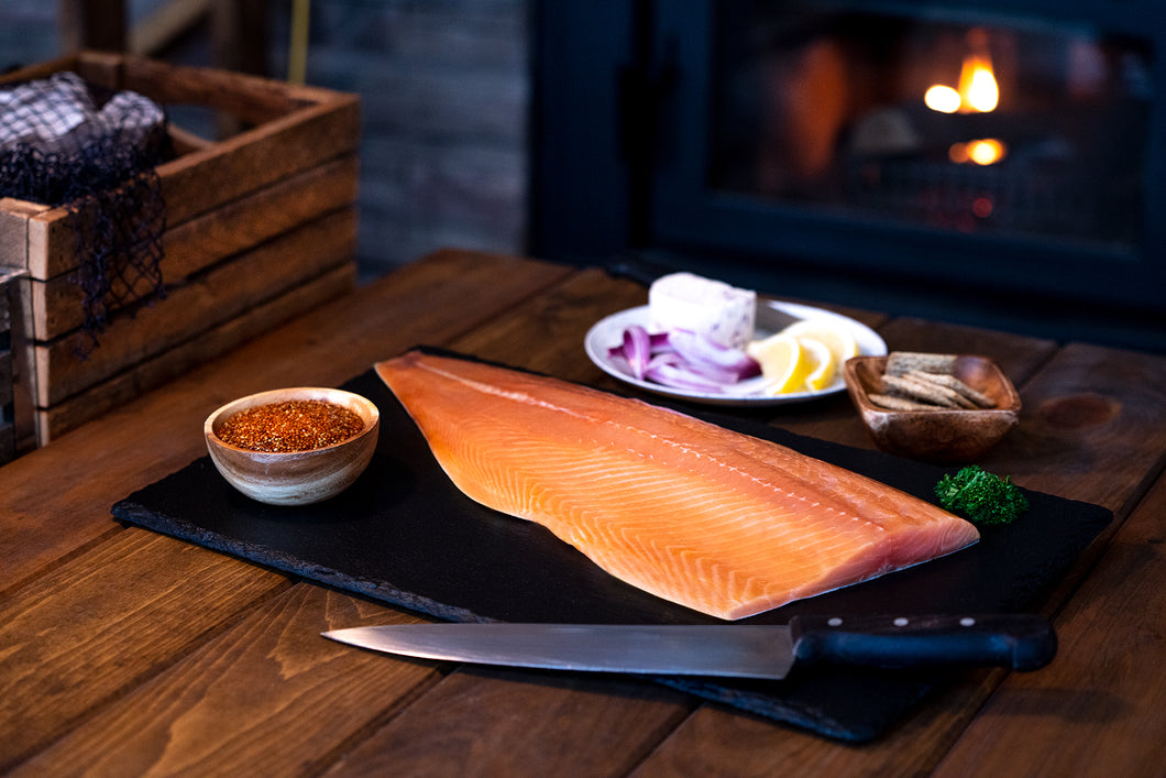 Willy Krauch's Unsliced Cold-Smoked Salmon (Frozen) *$55.50/kg*